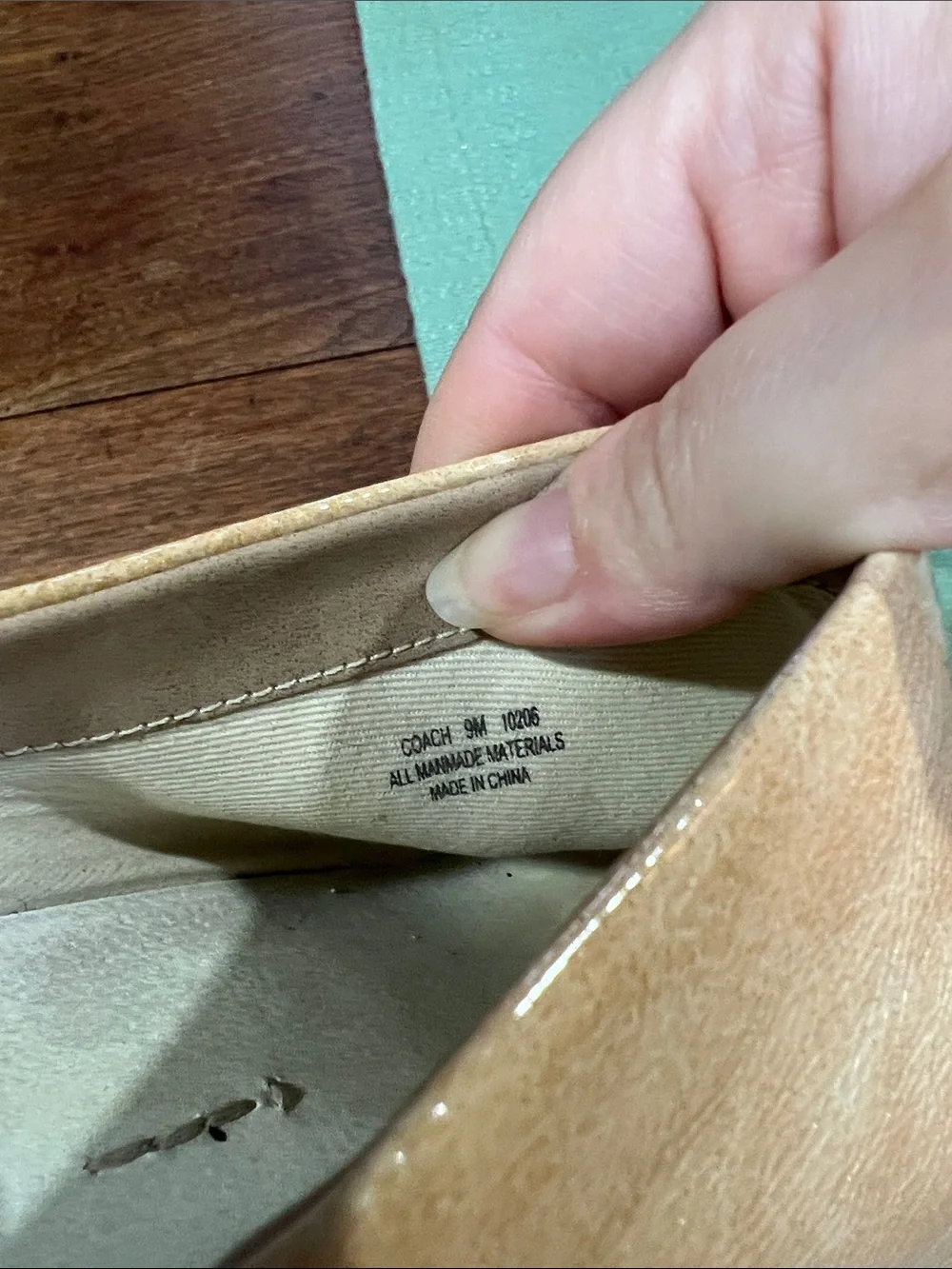 Naked Feet Coach Platforms in Beige